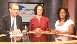Robert Altman, Abby Lublin and Denise Delvalle Robert Altman, Abby Lublin and Denise Delvalle